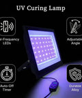 3D Printer UV Resin Curing Light With Timer For SLA DLP LCD 3D Printers, 30W 365 To 405nm Dual Band LED Lamp, Rapid Curing