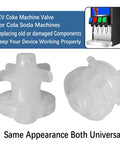 4 Pack Coke Machine Valve Diffuser Kit Internal Mixer 3.0 Replacement Parts For Cola Soda Machines Easy Install Durable Valve Assembly 28368 For Restoring Smooth Dispense Performance, white plastic diffuser parts