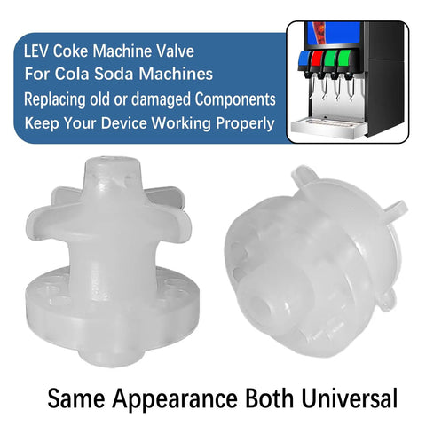 4 Pack Coke Machine Valve Diffuser Kit Internal Mixer 3.0 Replacement Parts For Cola Soda Machines Easy Install Durable Valve Assembly 28368 For Restoring Smooth Dispense Performance, white plastic diffuser parts