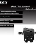 Heavy Duty Rear Tailgate Trunk Lock Actuator Latch Assembly Plug And Play Replacement for Chevy Suburban Tahoe Yukon Escalade