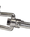 Heavy Duty Jaw Swivel Anchor Connector 316 Stainless Steel 13 Millimeter Half Inch 5 Pack showing durable metal construction.
