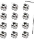 12Pcs Set Screw Collars With 4.05mm Bore, 9mm OD, 5mm Wide, Locking Shaft Stops For Automotive And Industrial Use That Are Tough As Nails
