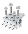 12 Way Battery Terminal Block And Bus Bar With Multi Size Connectors For Lithium Or Lead Acid Banks featuring threaded studs and connectors.