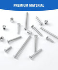All In One Must Have Hardware Replacement Kit For Baby Cribs And Bunk Beds With M6 Hex Socket Cap Screws, Barrel Nuts, And Wrenches