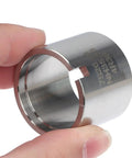Close-up of Stainless Steel Watch Movement Holder With Fixed Jaw Non Adjustable Base for automatic watch repair.