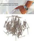 Heavy Duty Watch Stem Extender Built To Last From High Hardness Metal For Precise Winding And Repair Durable Silver Extension Bar