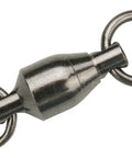 American Hyper Ball Bearing Swivels 5 Pack With Coast Lock Snaps 125 Pound Capacity Saltwater Ready Corrosion Resistant Black Chrome Finish Welded Steel Rings Heavy Duty Tackle Gear For Offshore And Inshore Fishing, black chrome swivel