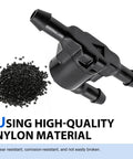 Two-Piece Windshield Washer Check Valve Kit For Toyota Lexus Scion next to nylon material granules, 2 Way Water Valve Replacement