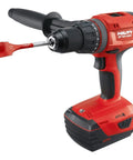 Half Inch Cordless Hammer Drill Driver Tool Body Only With Lithium Ion Power For Concrete, Wood, And Metal, front view