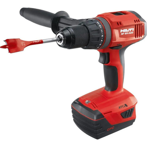 Half Inch Cordless Hammer Drill Driver Tool Body Only With Lithium Ion Power For Concrete, Wood, And Metal, front view
