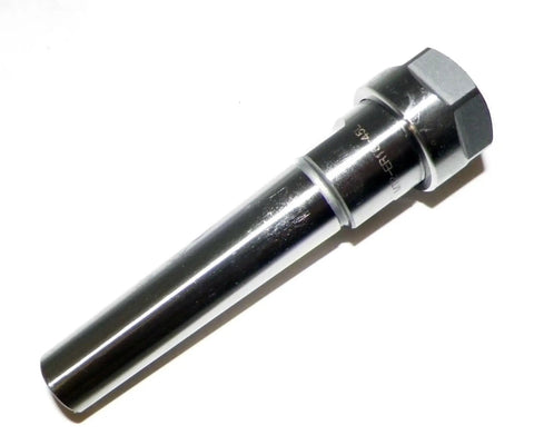 Beefy Pro-Grade MT2 Morse Taper Collet Chuck Tool Holder in alloy steel, part of 8-piece kit for CNC lathe milling.
