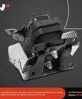 Beefed Up Three Piece Engine And Transmission Mount Set Direct Fit For Chevrolet Silverado 1500 2500 3500 Tahoe Suburban Avalanche GMC Sierra 1500 Yukon And Cadillac Escalade Replacement A5365 A2811 shown in close-up with heat shield