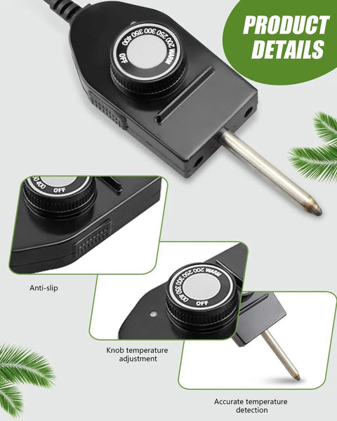 Plug And Play Probe Temperature Control Thermostat Cord Replacement Part For Electric Skillets Griddles
