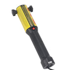Heavy Duty 1200W Magnetic Induction Heater With Ten Solid Brass Coils To Knock Loose Gnarly Rusted Seized Fasteners Auto Shop Gear Pulley Bearing Tool US Plug handheld tool with black grip and yellow label