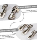 Four Inch Cabinet Door Hinge With Soft Close Damping For Wardrobe And Kitchen Cabinets Whisper Quiet No Slam Durable Hardware