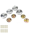 4 Pack Adjustable Leveling Feet For Chairs Tables Cabinets And Sofas Screw In Base Feet With Metal Core Supports Two Hundred Pounds Per Foot