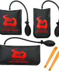 Beefy Heavy Duty Three Piece Air Wedge Bag Pump Kit With Leveling And Alignment Tool, Inflatable Shim Bags in 3 sizes