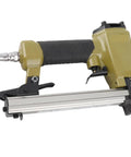 Heavy Duty 18 Gauge Pneumatic Brad Nailer and Narrow Crown Stapler Combo with ergonomic grip and durable alloy construction.