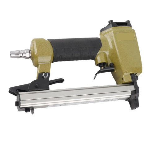 Heavy Duty 18 Gauge Pneumatic Brad Nailer and Narrow Crown Stapler Combo with ergonomic grip and durable alloy construction.
