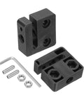 Anti-Backlash Nut Block Set For 8Mm Lead Screws With 2Mm Pitch, POM Material, includes 2 nut blocks, 2 nuts, and a wrench