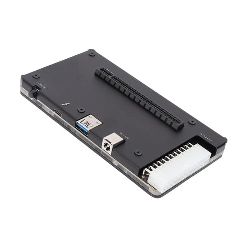 Kickstart Your Setup With This Heavy Hitter External Gpu Dock supporting up to four graphics cards via USB 4.0, showcasing sleek aluminum design.