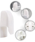 Toilet Splash Guard Urine Diverter No Splash Pee Guard on white toilet showing anti-splash design from various angles