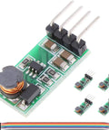 Five Pack Dope Boost Power Module Step Up Converter From 3.3V 3.7V 5V Or 6V Up To 12V 1.2A Max 90 Percent Efficient