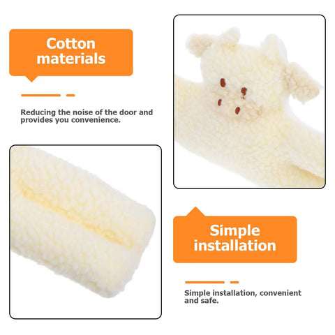 Cotton Door Stopper With Anti Collision And Noise Reduction For Home Decor Pinch Guard Kid Safe Pet Friendly Lightweight