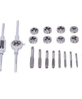 Zoeyilan 20 Piece Tap And Die Set Tool Steel Thread Repair Kit For Car Auto Body Diy Aluminum Cast Iron M3 To M12 Sizes With Storage Box, tap and die tools