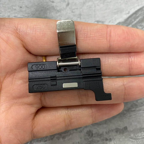 3 In 1 Fiber Cleaver, Fiber Holder And Fiber Fixture Clamp For FTTH 250um 900um Cables, Aluminum Alloy Construction, Black Finish