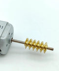 Mini 280 DC Motor 12V FC 280SC 20150 with 24mm body and long worm gear shaft, high torque for DIY projects