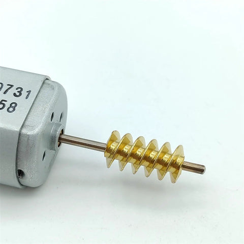 Mini 280 DC Motor 12V FC 280SC 20150 with 24mm body and long worm gear shaft, high torque for DIY projects
