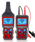Underground Cable Locator And All In One Wire Tracker Tool With Circuit Tracer And Pipe Detector, front view display.