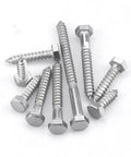 Stainless Steel Hex Lag Bolts For Wood 5 16 Inch By 3 Inch 304 Stainless Steel 18-8 Hex Head Lag Screws External Hex Drive Half Inch
