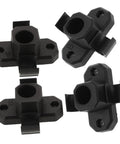 Heavy Duty 4 Pack Furniture Leg Mount Brackets Corner Connector Hardware For Table Chair Camping Stool Repair Pre Drilled Plates