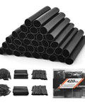 420 Pieces Heat Shrink Tube Kit With Seven Sizes Dual Wall Glue Lined, displayed with various sizes and packaged view