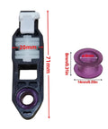 Transmission Shift Cable For 5 Speed Gearbox Gear Shift Cable Linkage Bushing Repair Kit BNG6SPD with size details
