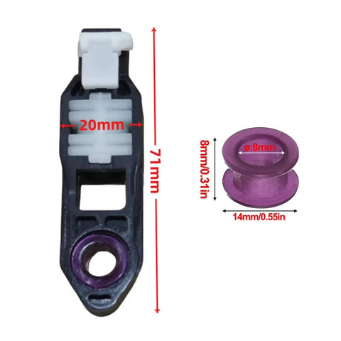 Transmission Shift Cable For 5 Speed Gearbox Gear Shift Cable Linkage Bushing Repair Kit BNG6SPD with size details