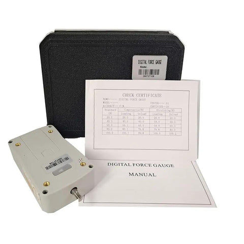 Digital Push And Pull Force Gauge Meter 200N Range 20Kg 45Lb 720Oz Beefy Handheld Dynamometer with manual and case