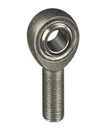 Straight Shot Male Rod End Ball Bearing With 3 4 Inch Bore And 3 4 X 16 Right Hand Thread, zinc coated steel for suspensions.