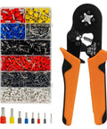 Top Notch Square Ferrule Crimper Kit With 2000 Wire Connectors AWG 28-7 Heavy Duty Connector Tool For Electrician Pros Doing Wiring Jobs Fast And Reliable, ferrules kit and crimping pliers