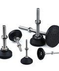 Beefy Adjustable Lathe Leg Set With 40mm Diameter Leveling Feet Swivel Base Articulating Legs And Threaded Options M5 M6 M8 M10 M12