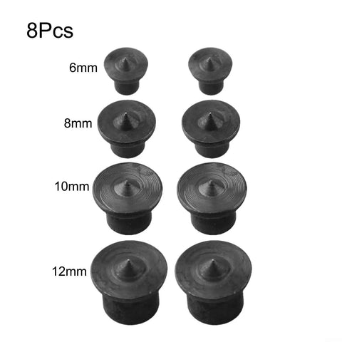 8 Piece Dowel Center Point Set Pro Grade With 6mm 8mm 10mm 12mm Steel Markers for precise hole location display