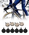 Disc Brake Pads For Bikes And Scooters Resin Pro Grade Semi Metal Quiet Braking Kit With Low Disk Wear Smooth Progressive Stop 5 Pairs KMJG019