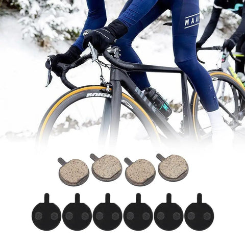 Disc Brake Pads For Bikes And Scooters Resin Pro Grade Semi Metal Quiet Braking Kit With Low Disk Wear Smooth Progressive Stop 5 Pairs KMJG019