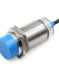Front view of Inductive Proximity Sensor Switch Non Shield Type 15mm Sensing Distance Model LJ30A3 15 Z AX 10 30VDC 200mA NPN Normally Closed