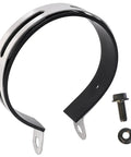 Alloy Steel Universal Motorcycle Exhaust Clamp Clip Hanger For Most Motorcycles Scooters And Mopeds 4.5 Inch Inner Diameter Bracket Durable Easy Install