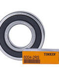 Slick Heavy Duty Deep Groove Ball Bearings 6004 2rs Double Rubber Seal 20x42x12mm with packaging for easy installation.