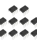 10Pcs ICL7660 ICL7660S ICL7660SCPAZ CMOS Voltage Converter IC PDIP8 for efficient positive to negative voltage conversion