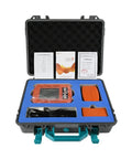 Dead Nuts Accurate Stud Finder And Wall Scanner With Electrical Wire Detector Plus Cable Locator For Concrete Walls and Rebar Depth Gauge Featuring Crisp Lcd Display in a rugged carrying case.